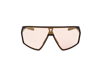 Das Bild zeigt die Adidas Sport Sonnenbrille SP0073 in schwarz von vorne.